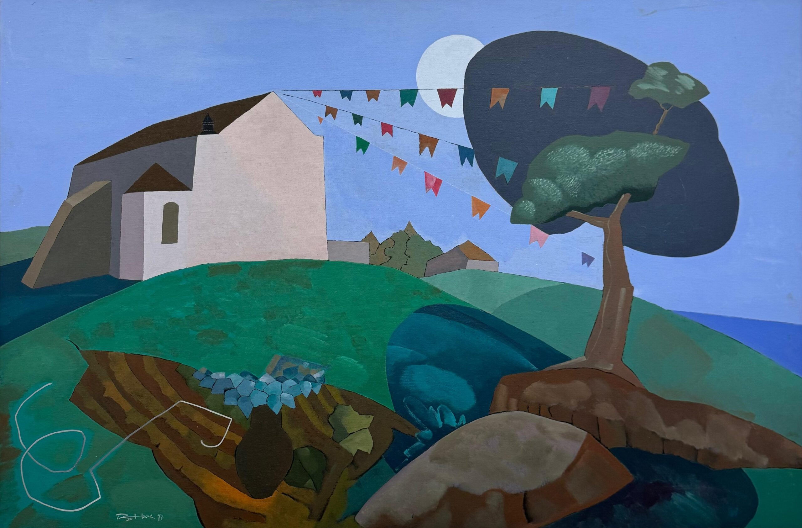 Rodrigo de Haro_série Ilha ao Luar - Igreja de Canasvieiras_100x150 cm_AST_1997